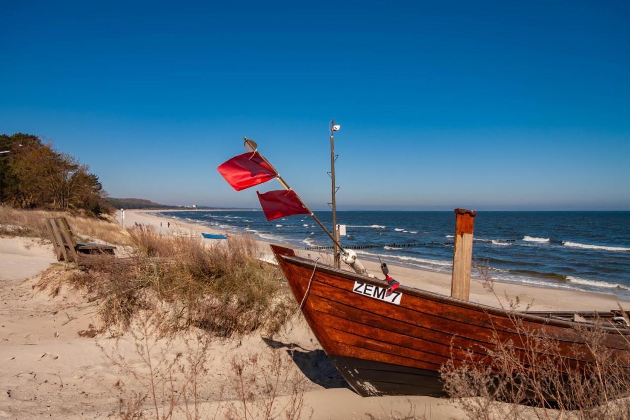Apartment Ostseerose Ein Strandkorb Ist Im Sommer Inclusive Zempin Eksteriør billede