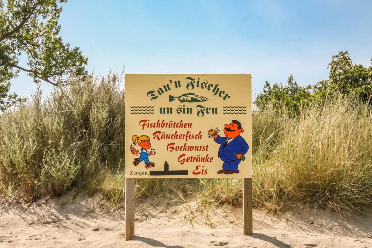 Apartment Ostseerose Ein Strandkorb Ist Im Sommer Inclusive Zempin Eksteriør billede